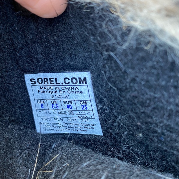 Sorel Joan of Arctic Waterproof Winter Boots | US 8 | EUC | Shale and Caramel - Picture 11 of 13